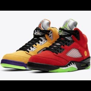 Air Jordan Retro 5 Size 7Y New “What The Jordan 5”